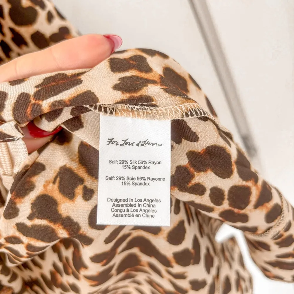 For Love & Lemons Leo Leopard Dress - Image 6