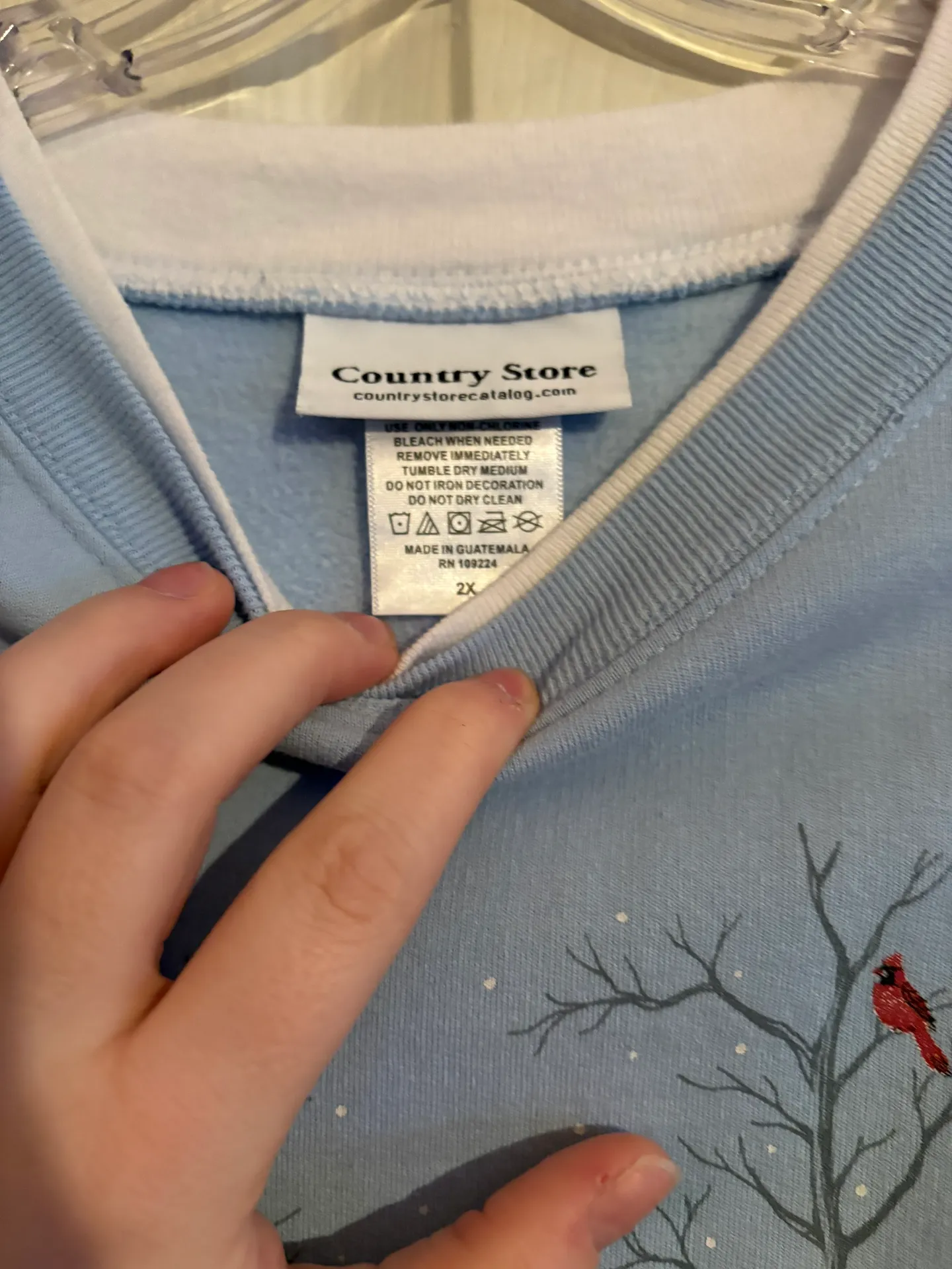 Cardinals Vintage Sweater Blue Size XL - Image 2