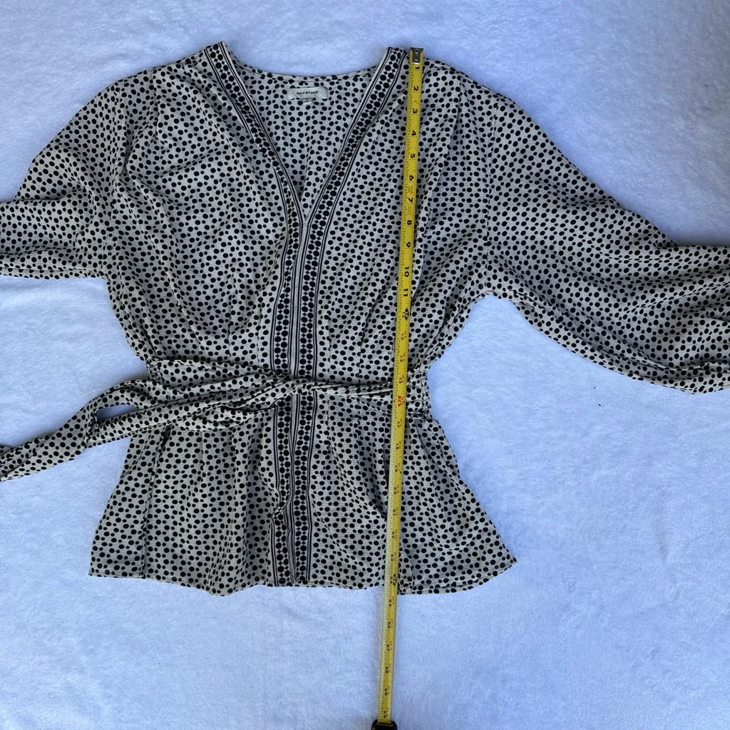 MAX STUDIO  women’s black and white sleeve 3/4 size XL - Image 7