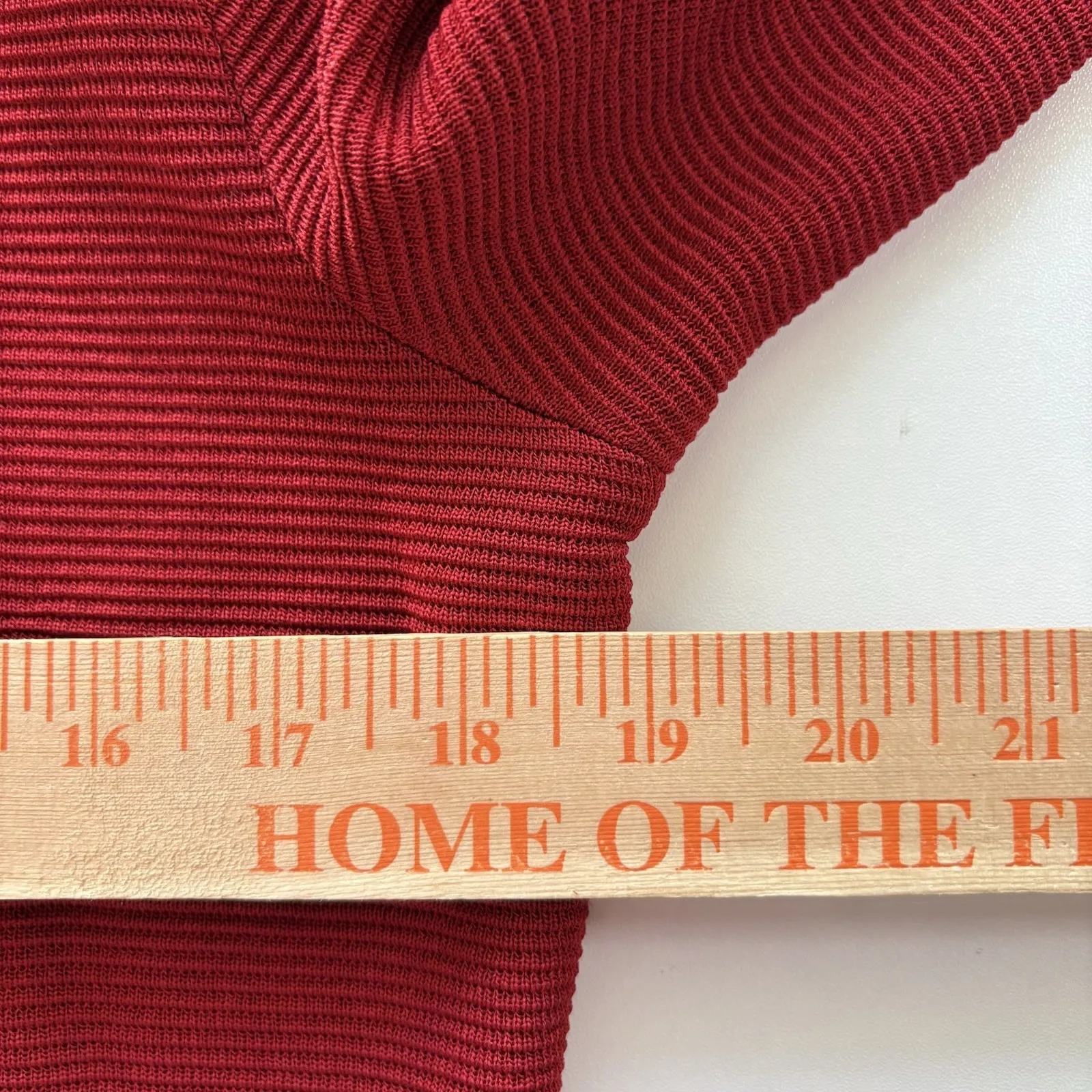 EXCLUSIVELY MISOOK Berry Raspberry Ribbed Knit Long Cardigan Sweater Coatigan XS - Image 6