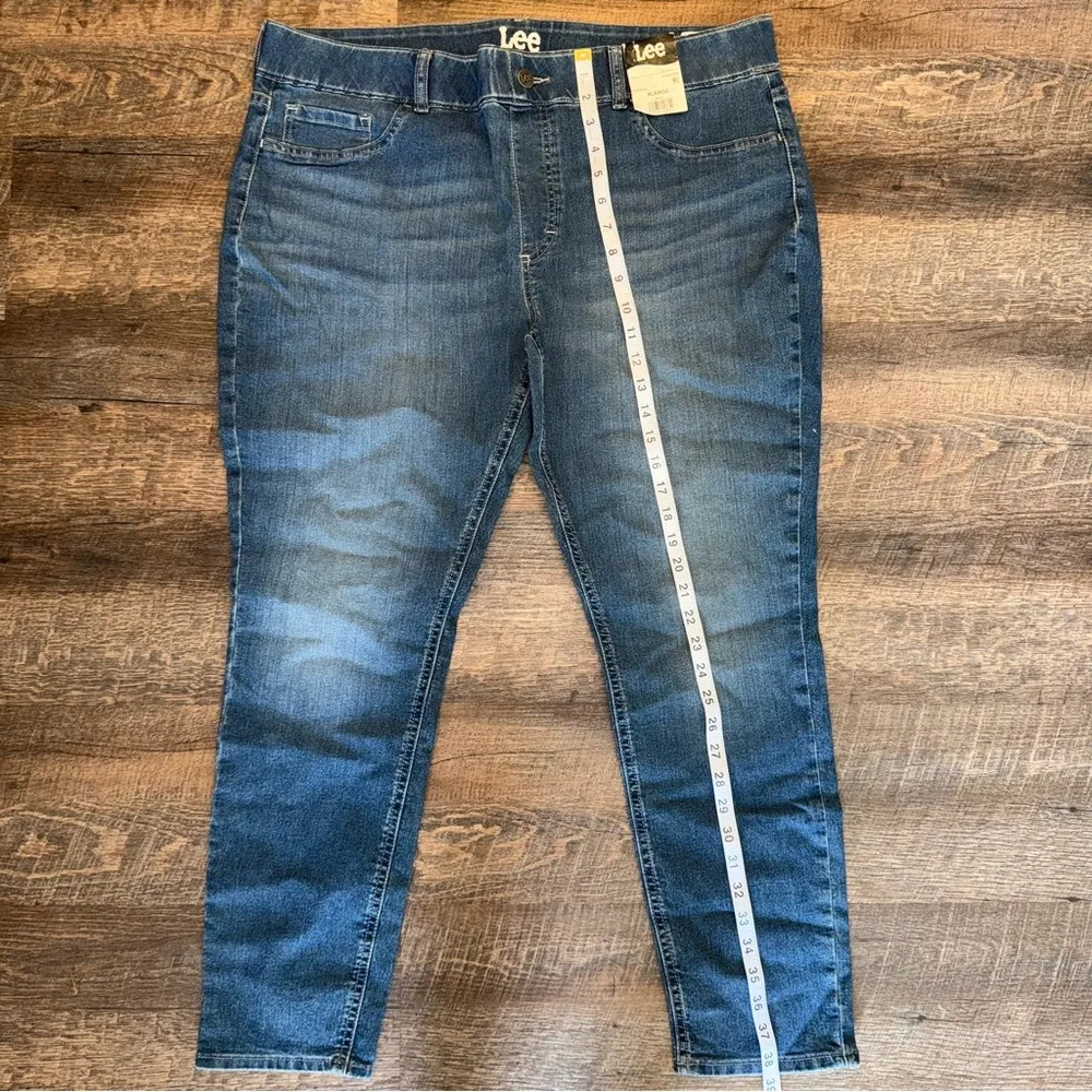 LEE Cannon Blue Denim Jeans Women’s Size X- Large New with Tags - Image 7