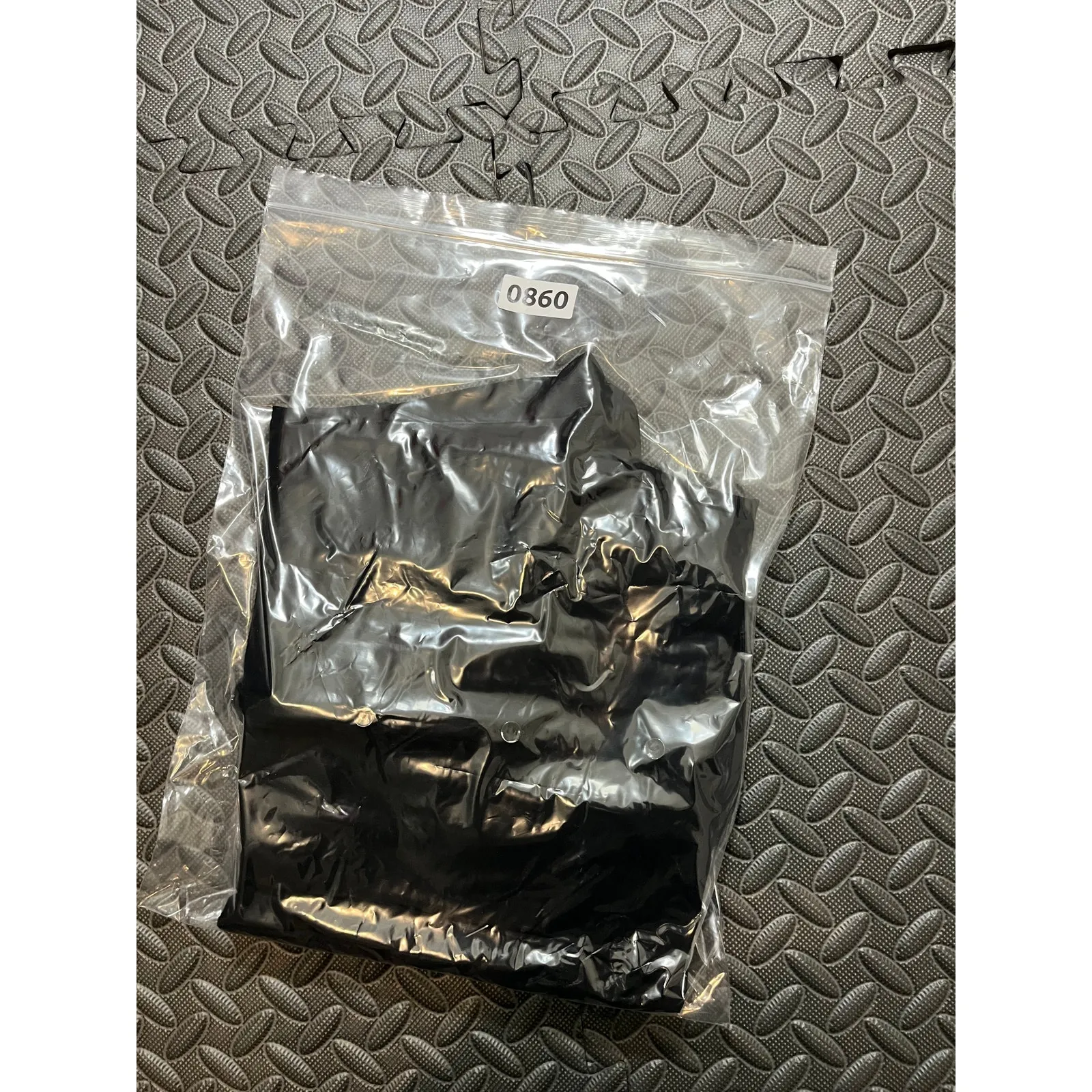 Eileen Fisher Size Med Button Front Polo Shirt Dress Black Stretch‎ Jersey Knit - Image 9