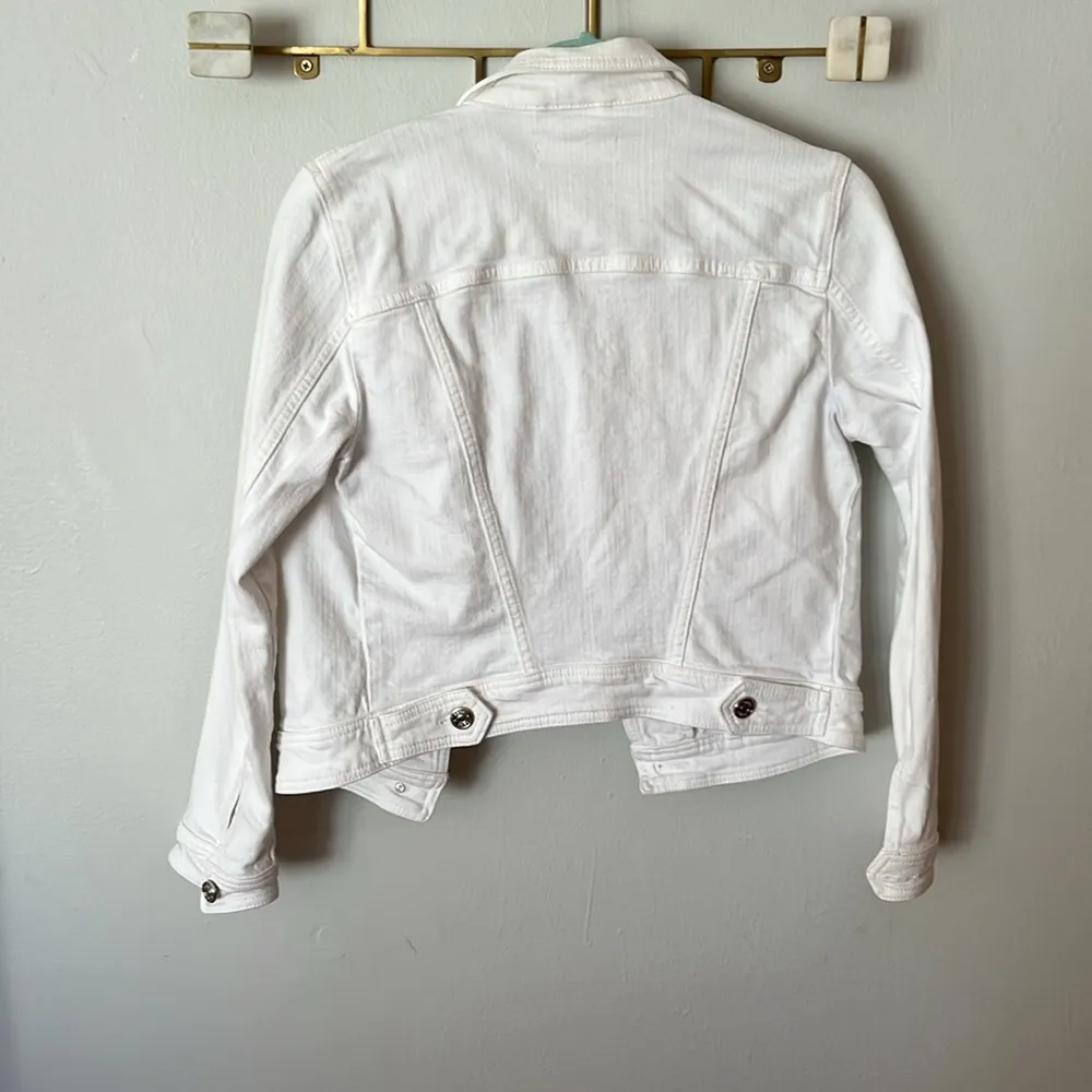 Reiss white denim jacket.  Size Medium? - Image 2
