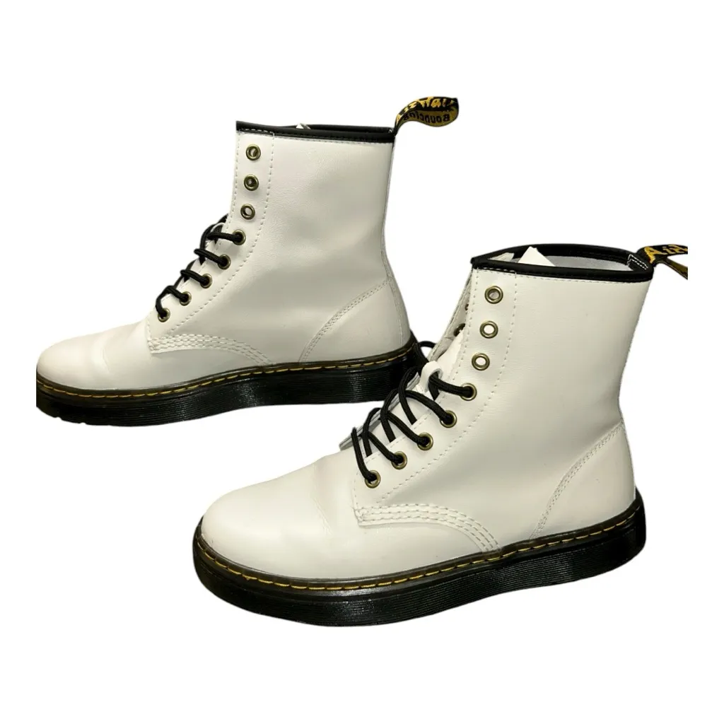 Dr. Martens Zavala Hydro Combat Boots White Leather
Women’s 9 / Men’s 8 like new - Image 2