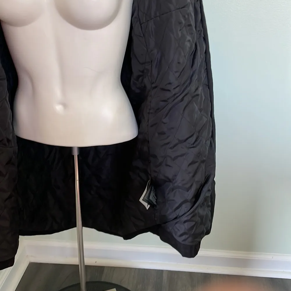 H&M black winter jacket with hood size 4 - Image 6