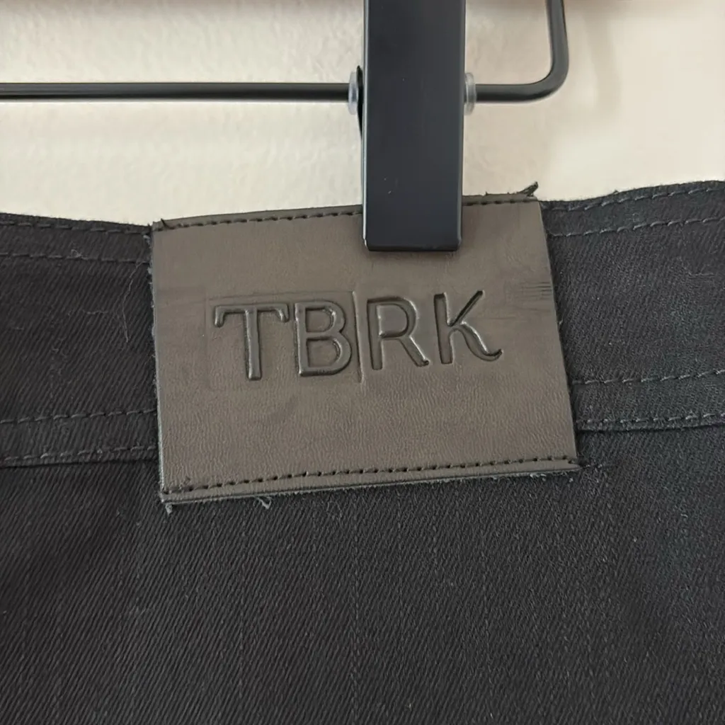 Torn by Ronny Kobo Sailor High Waisted Black Pants Button Flap Front Size 29 - Image 8