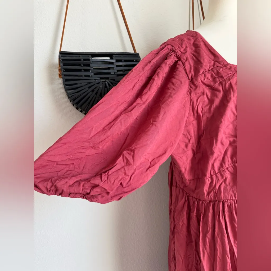 Jessakae Rust Burgundy Dress, Size 4X Red - Image 2