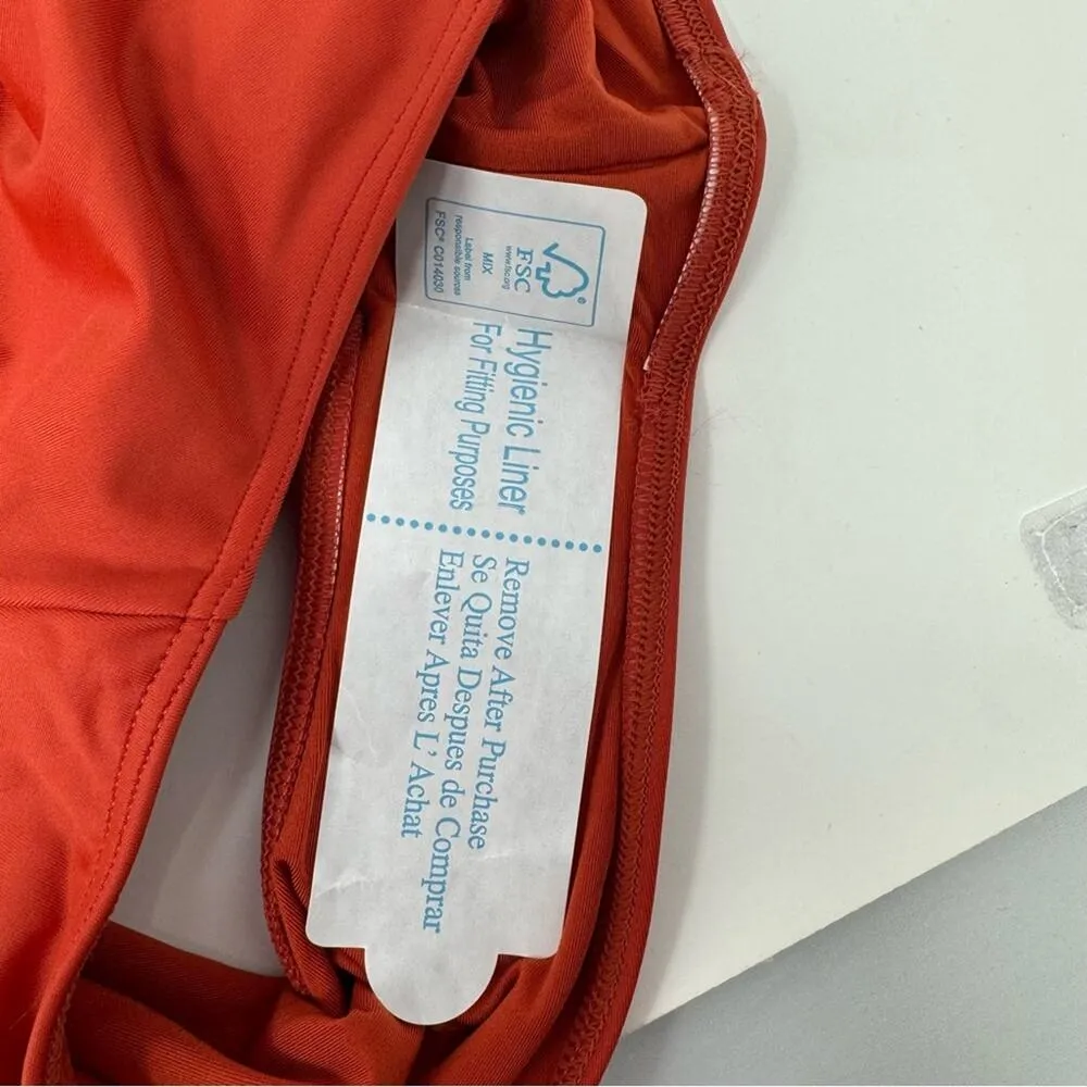 Andie Swim The Tahiti One Piece In Chili Pepper Open Back Deep V Size XS NEW - Image 9