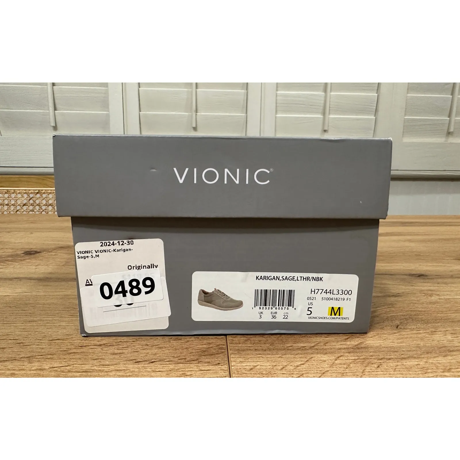 Vionic Women's Karigan Casual Comfort Shoes Sage Leather Size 5 NIB Lightweight - Image 12