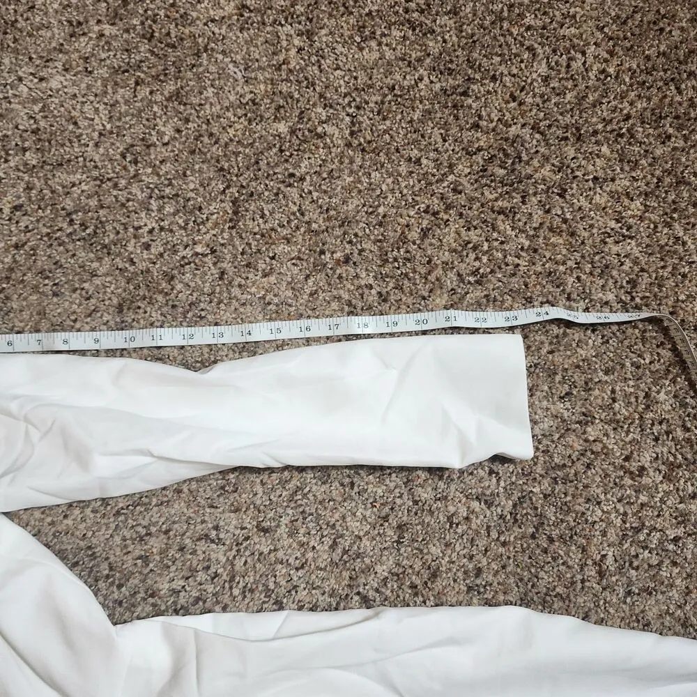 Unbranded Women's White Mini Dress Babygirl Square Neck Long Sleeve Size Small - Image 10