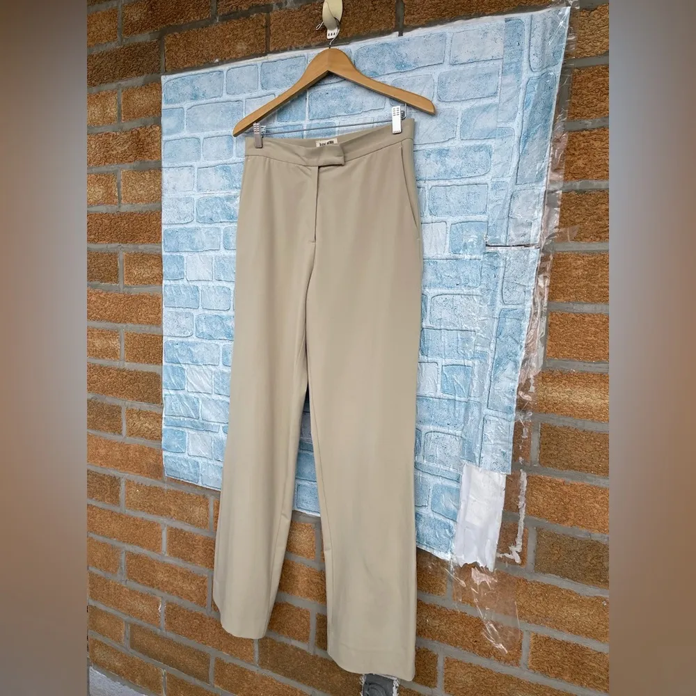 DJERF AVENUE FIRST CHOICE PANTS GREIGE SIZE MEDIUM Tan - Image 4