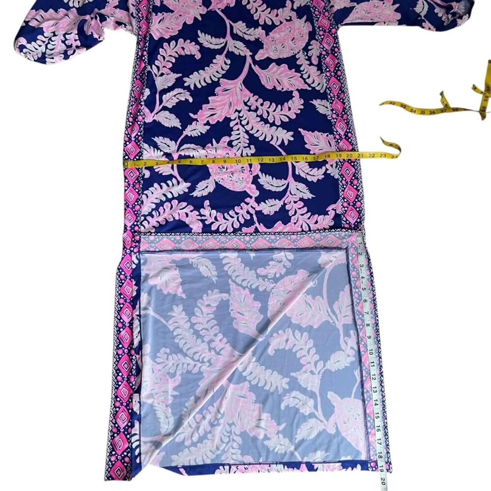 Lilly Pulitzer Maxi Dress 10 Long Dress Boho Resortwear Beach Turtle Tropical - Image 14