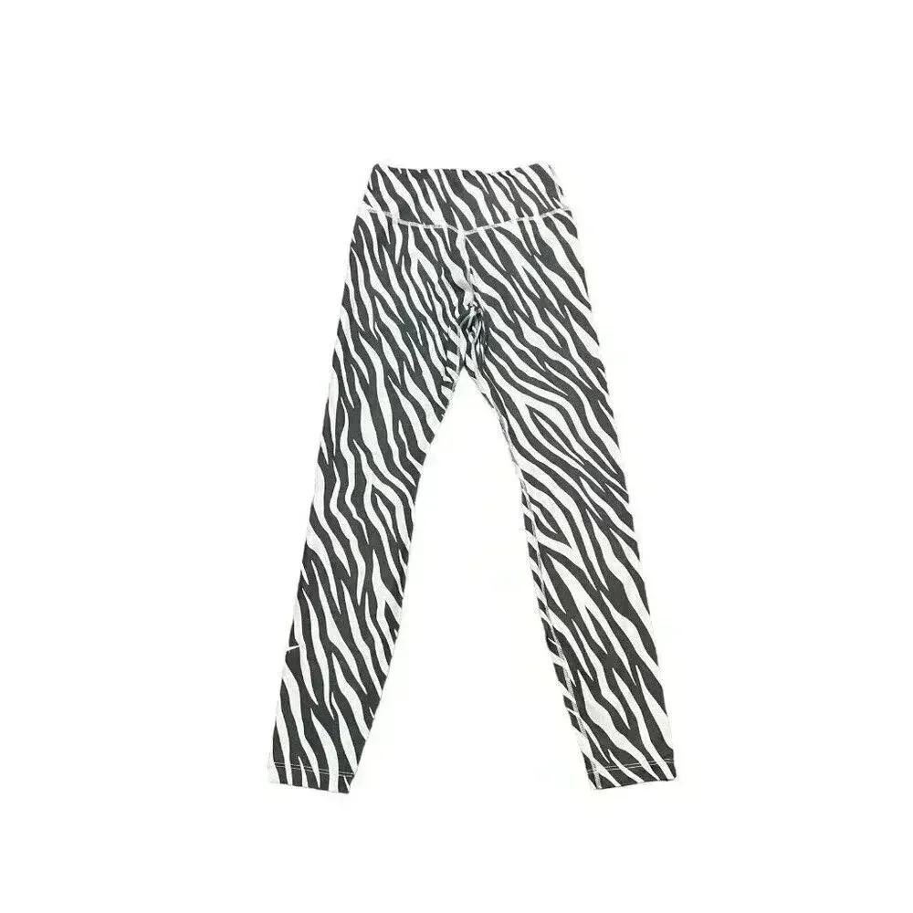 Nike Women's Icon‎ Clash 7/8 Zebra Print Running Gym Workout Leggings Size Small - Image 3