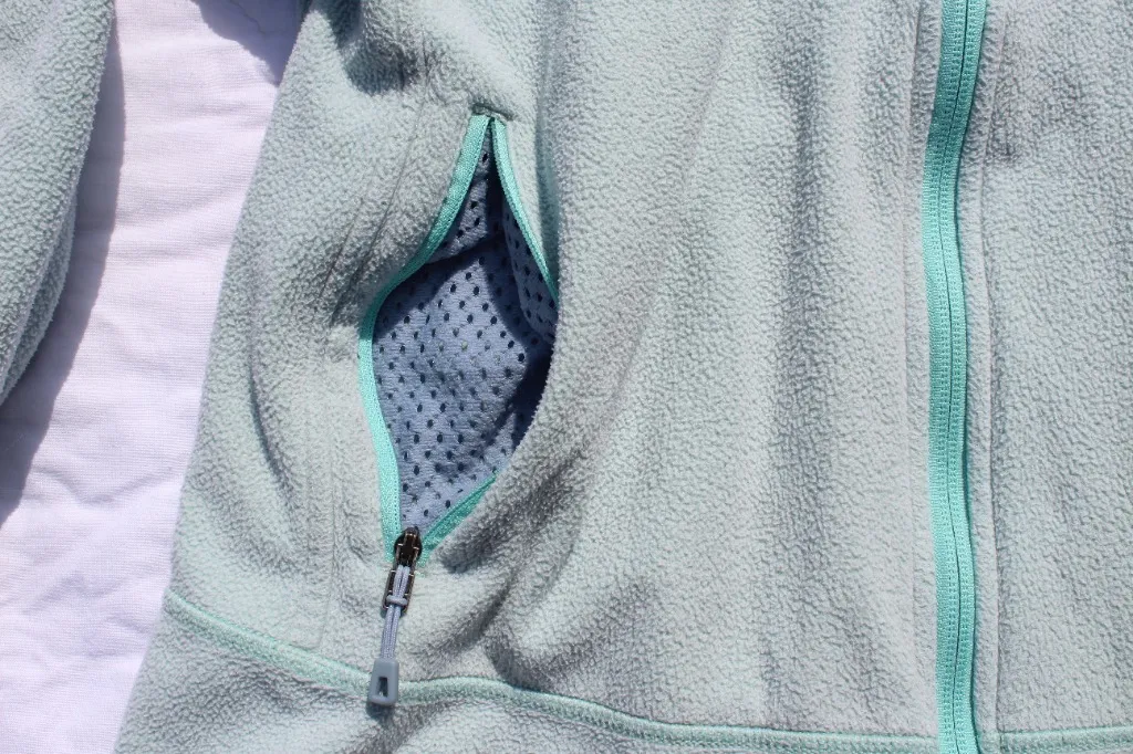 Patagonia Zip-Up Sweatshirt Light Blue XL Women’s  - Image 4