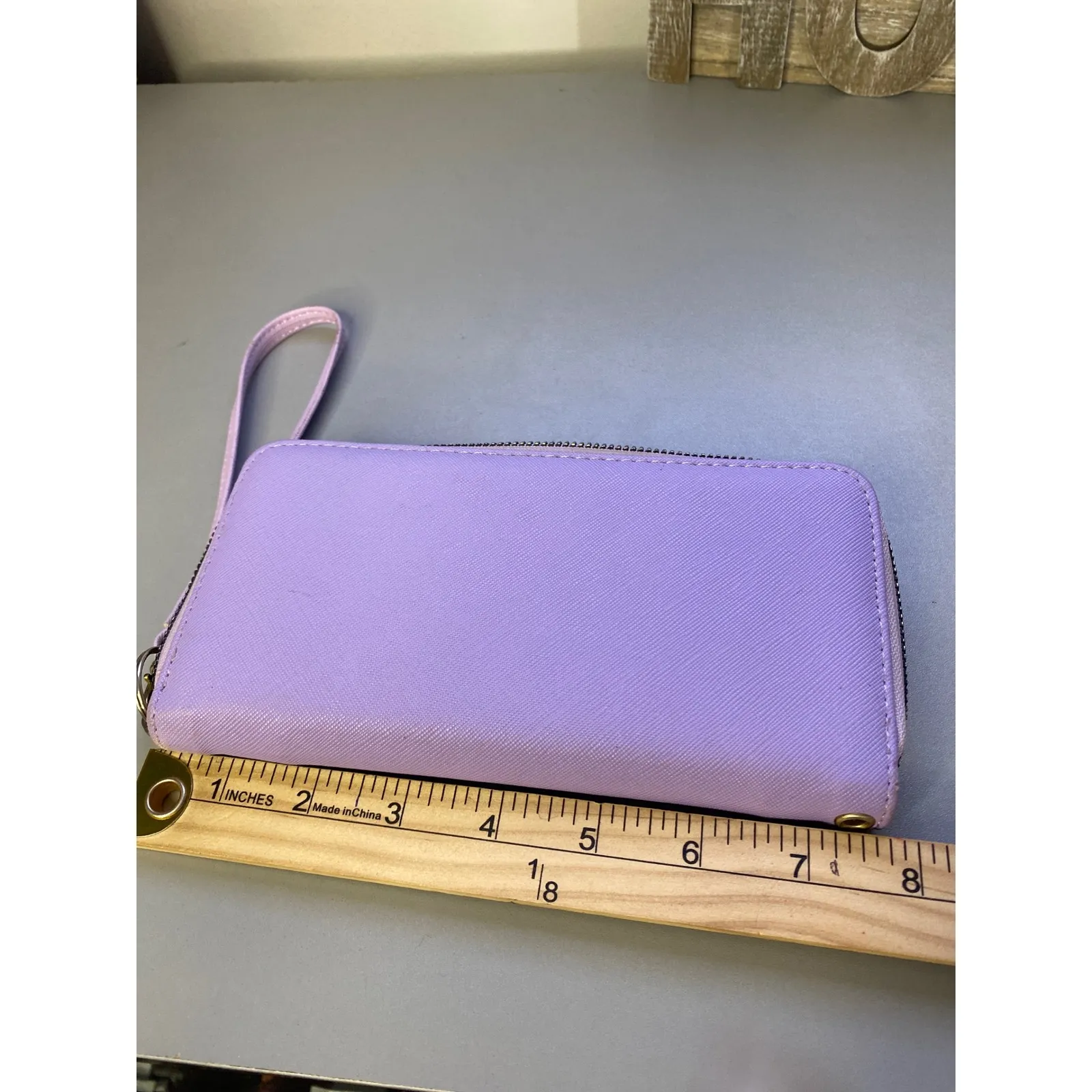 SUO UI Purple Fashion Leather Wristlet Wallet Organizer - Image 4