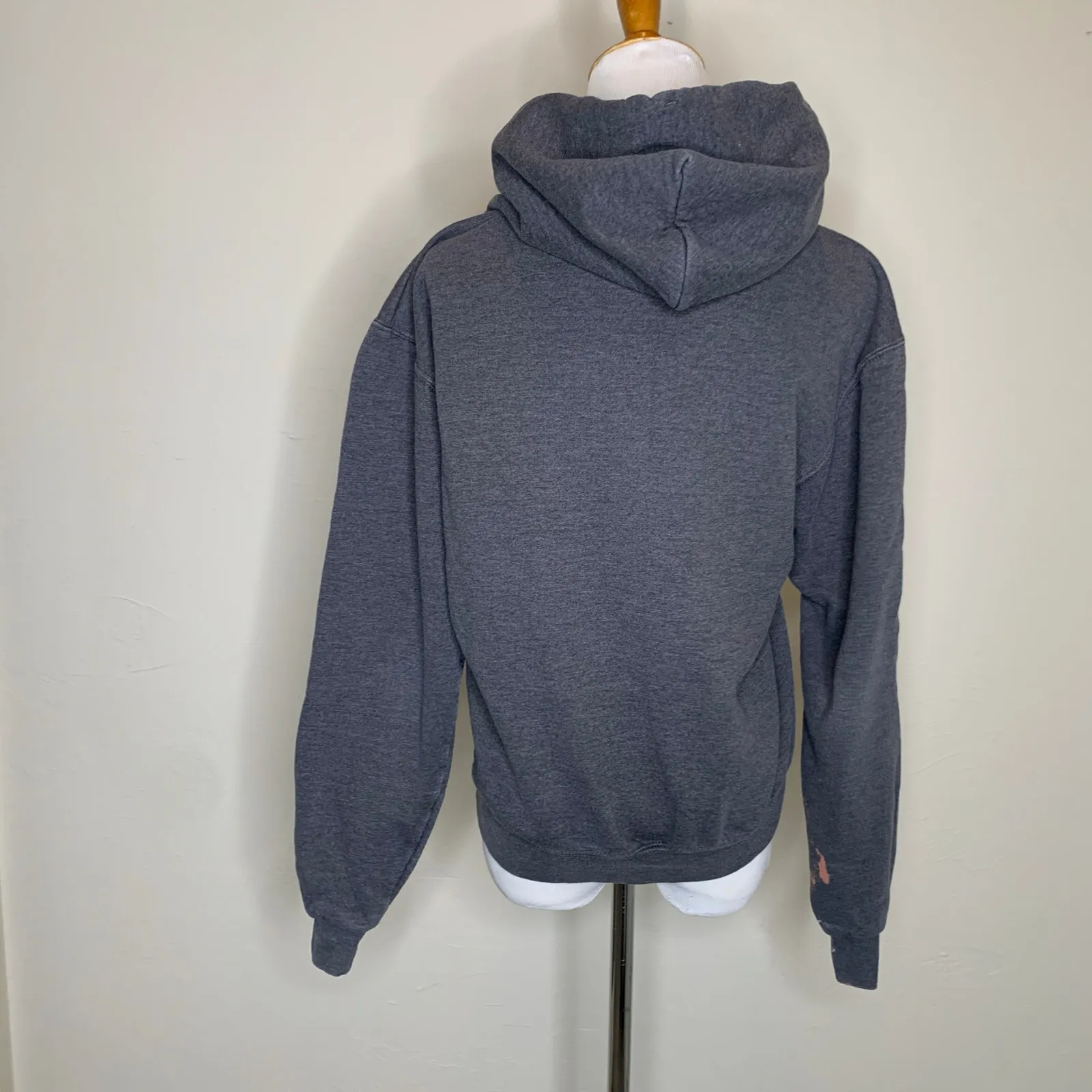 Champion Gray Mizzou Hoodie Sz Small Cotton Blend - Image 2