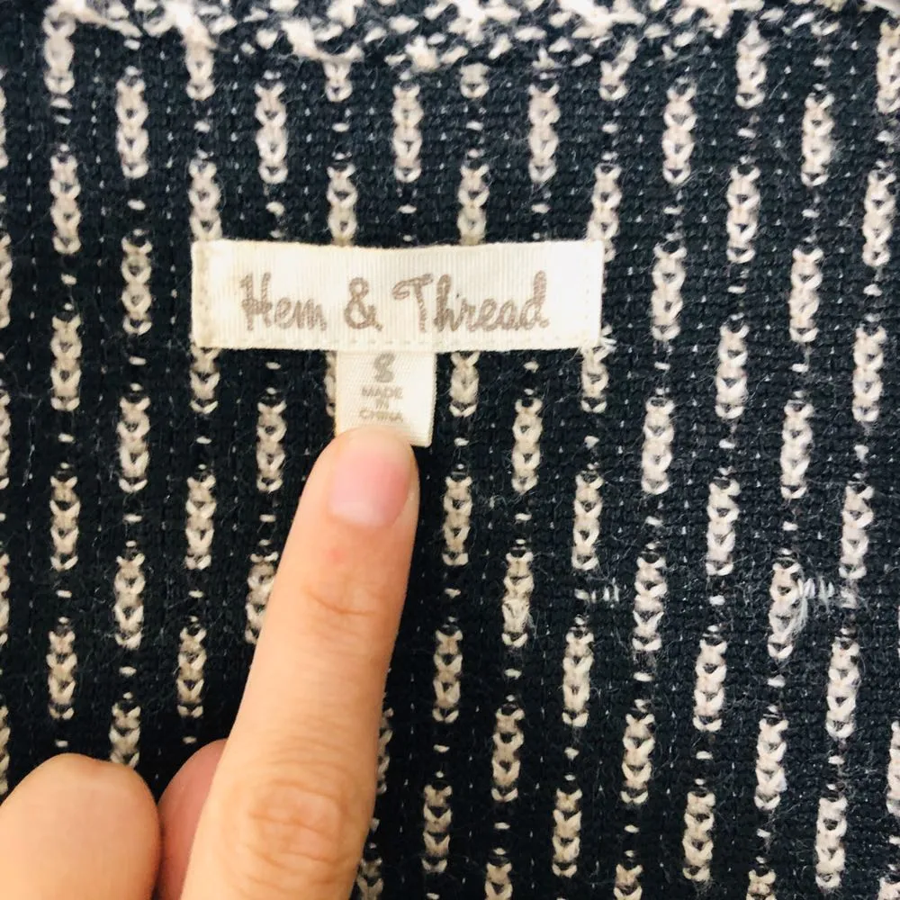 Hem & Thread Long Length Fur Vest - Image 9