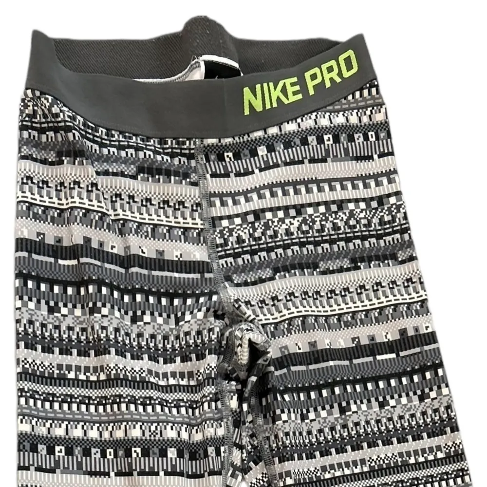 Nike Pro‎ fair isle pattern athletic sport yoga leggings pants - Image 2