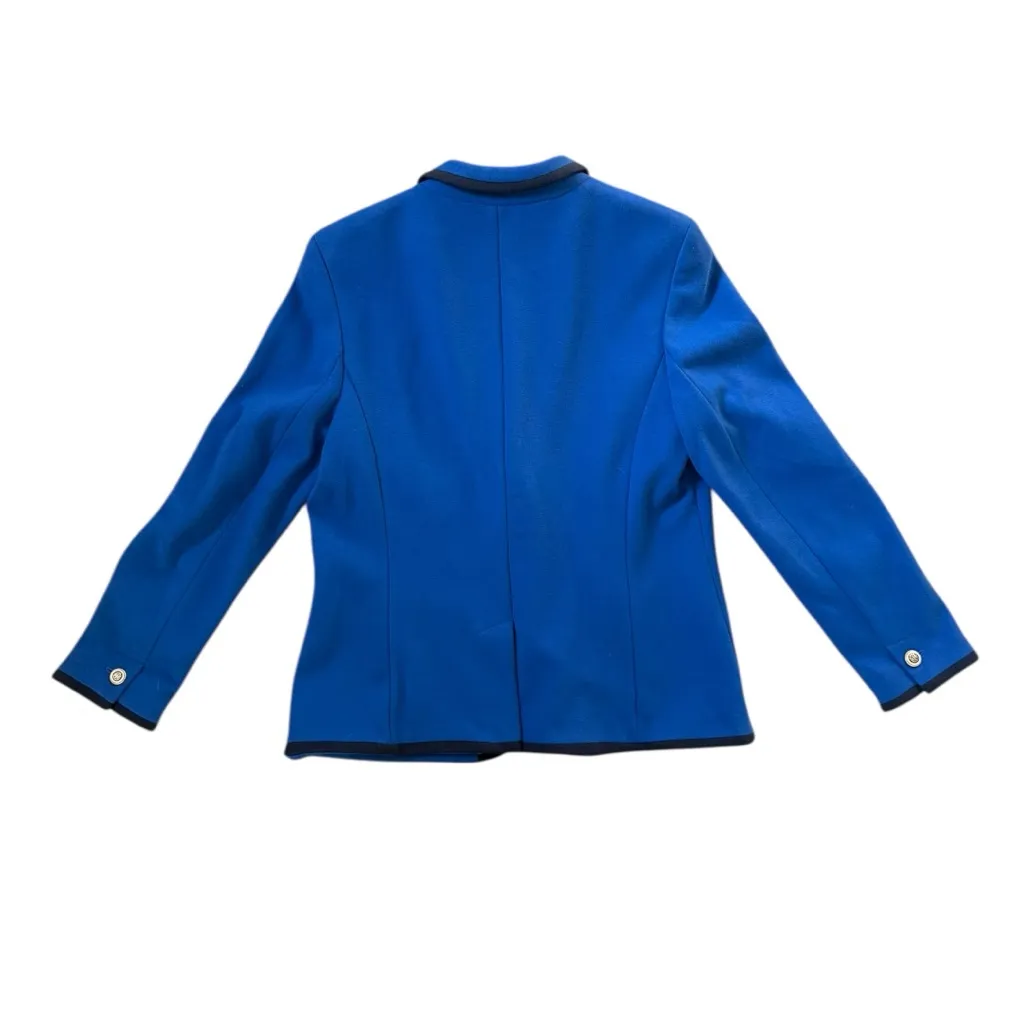 Talbots Womens Size 12P Pique Aberdeen Blazer Preppy Old Money - Image 3