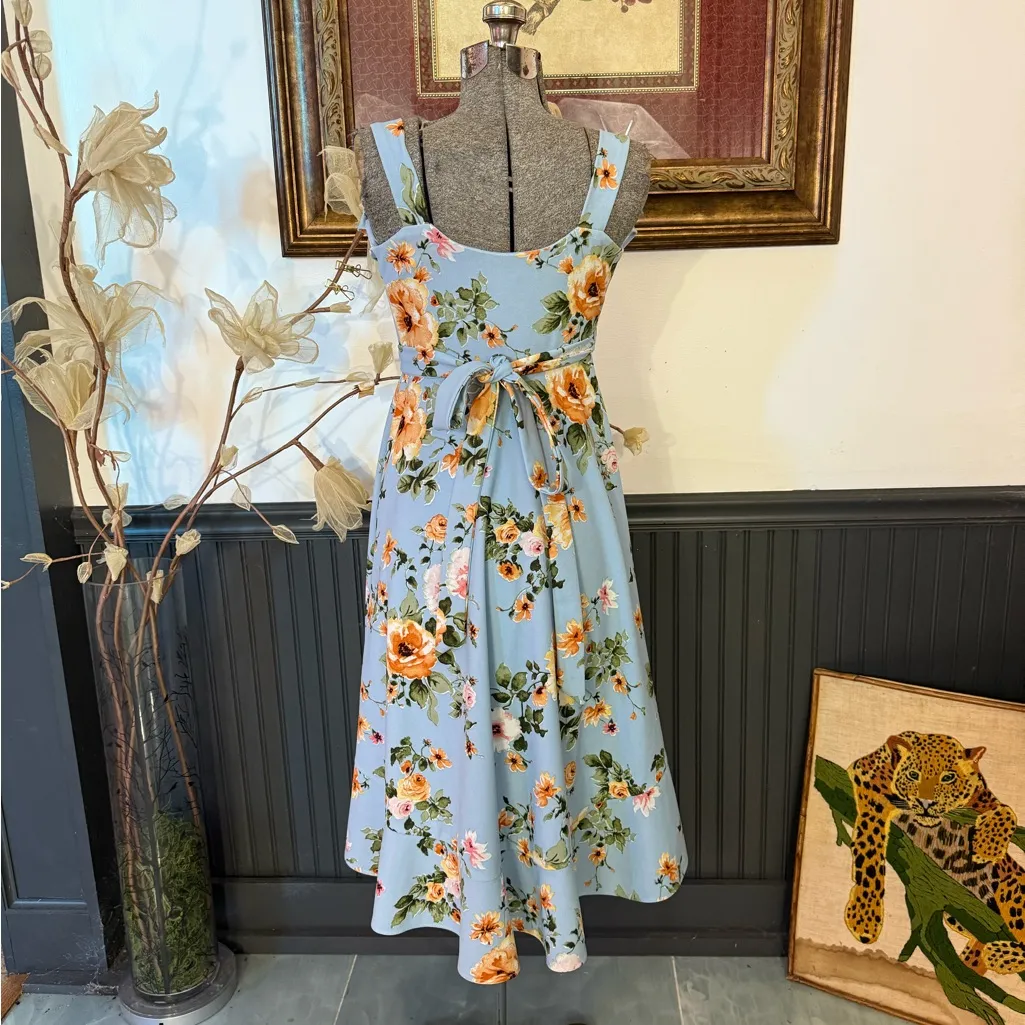Anthropologie Hutch Floral Eden Wrap Dress ~ Size XXSP 🧡🍄 - Image 9