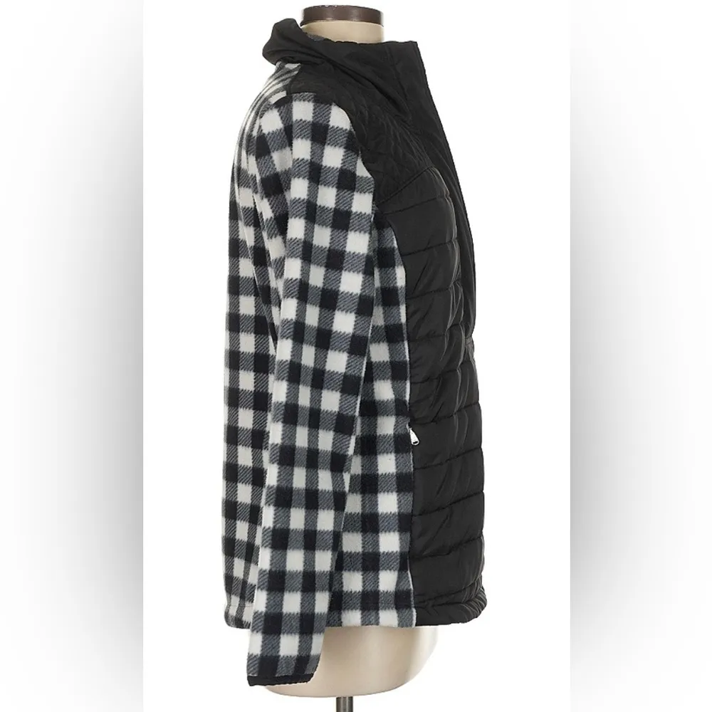 Lauren  Active Fleece Quilted Jacket Layered Look Vintage 90s Y2K M - Image 3