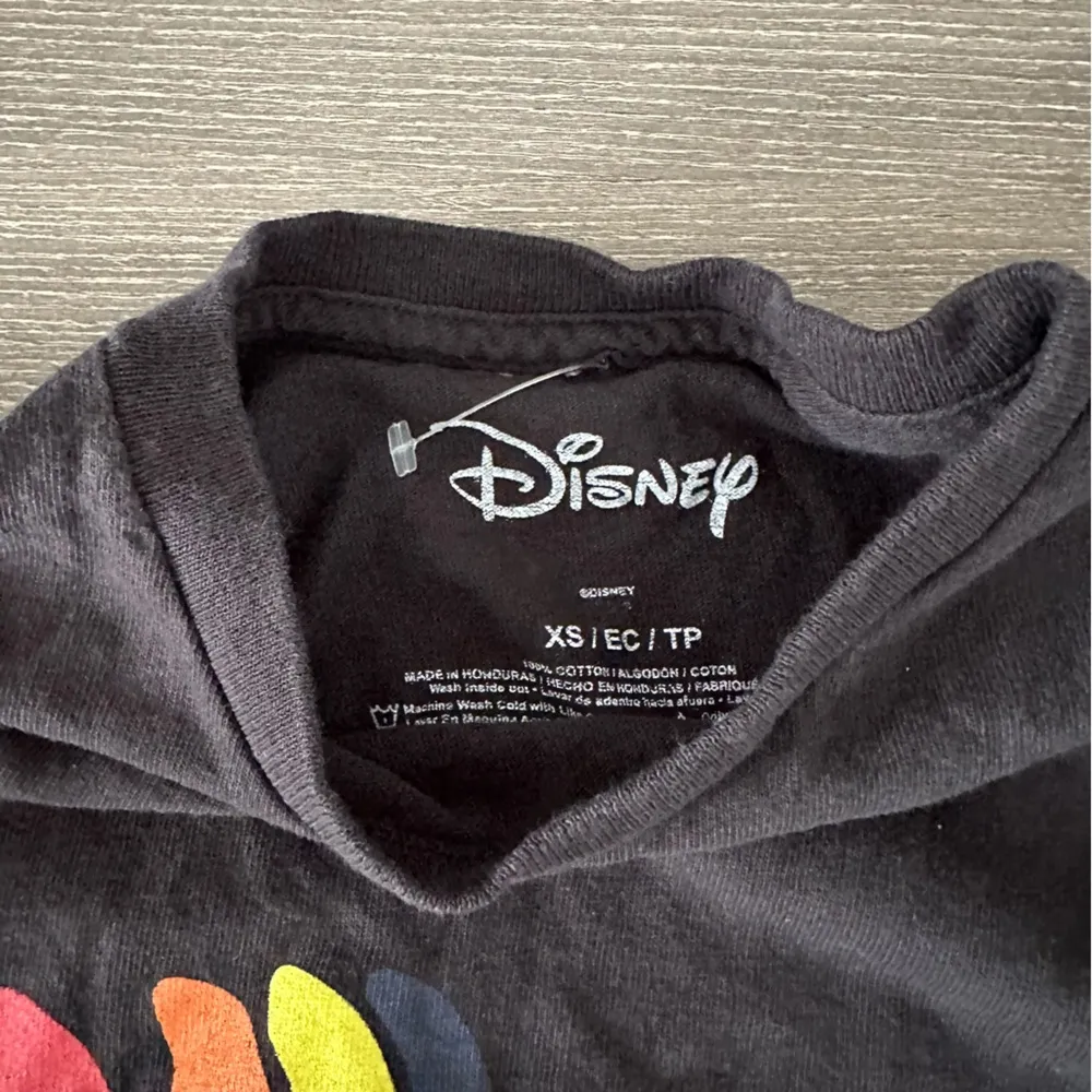 Lilo & Stitch Crop T Shirt Black XS - Image 3