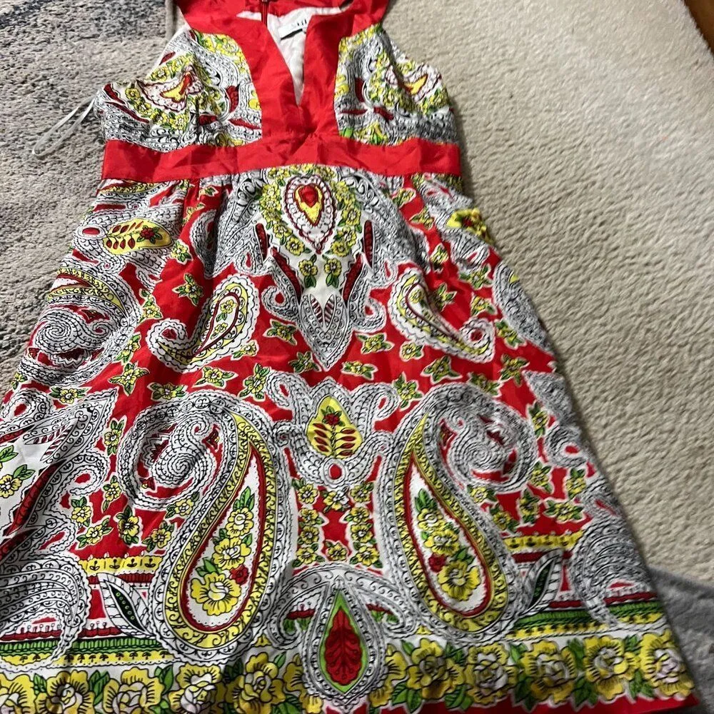 Tibi silk summer dress 2 - Image 6