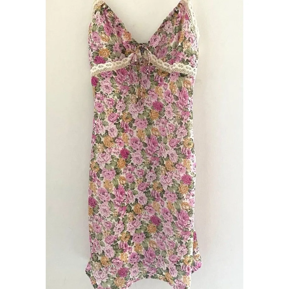 Princess Polly Emilee Mini Dress Pink Floral - Image 4