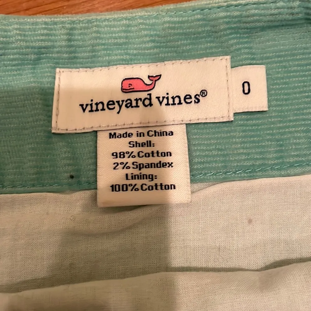 Vineyard Vines corduroy light blue aqua whale skirt - Image 4