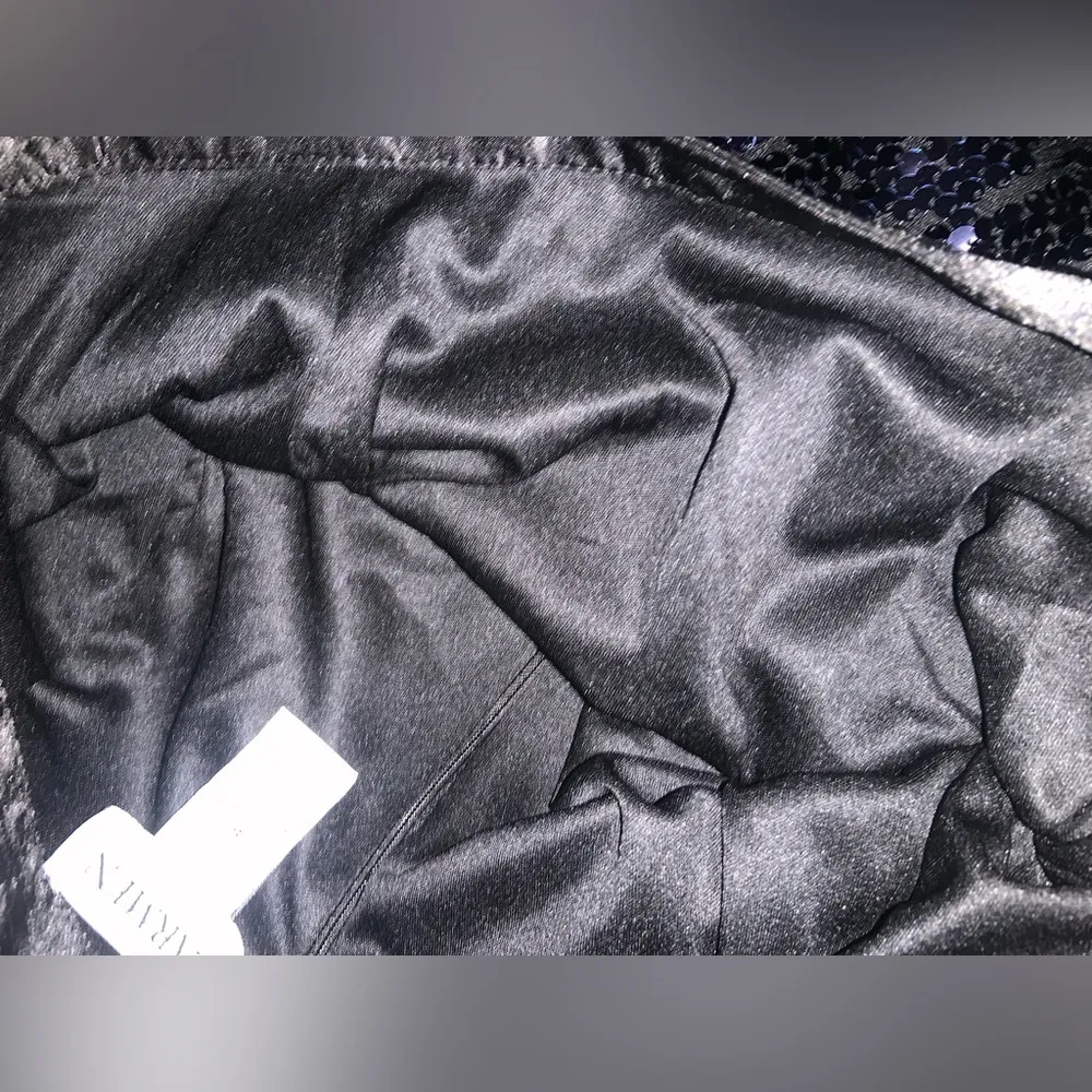 Carmen by Carmen Marc Valvo holiday Sequined Fishtail Ball Skirt 8 party evening - Image 7