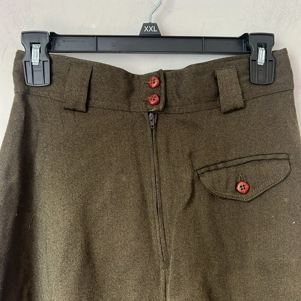 Counterparts Women’s Green Wool Poodle Skirt Size 8 ♣️ - Image 5