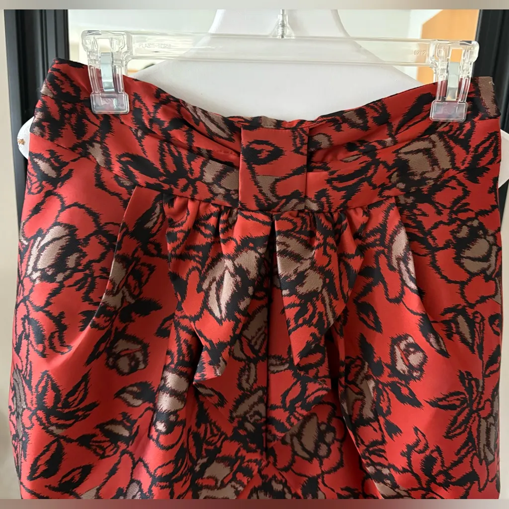 ANTHROPOLOGIE EVA FRANCO Pleated Mini Skirt Size - Image 2