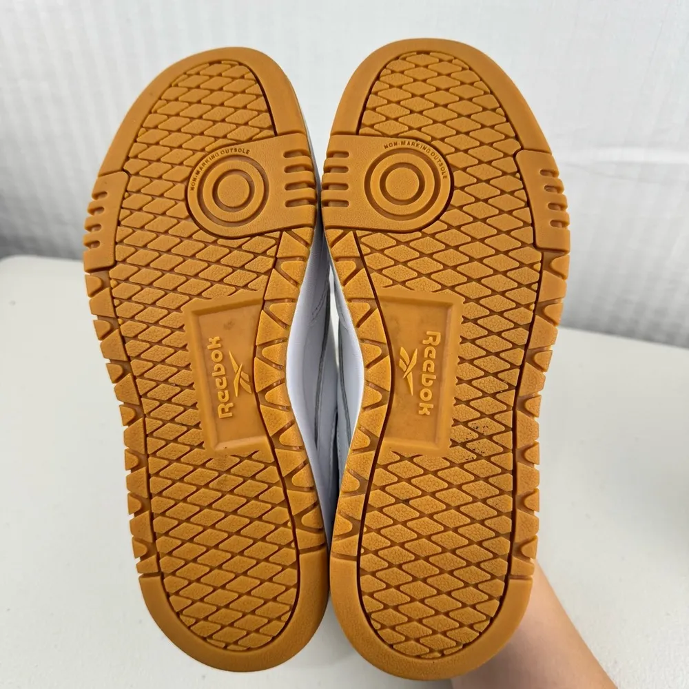 Reebok Club C Classic Chunky Sneakers White Leather Terry Lined Women 8 EUR 38.5 - Image 9