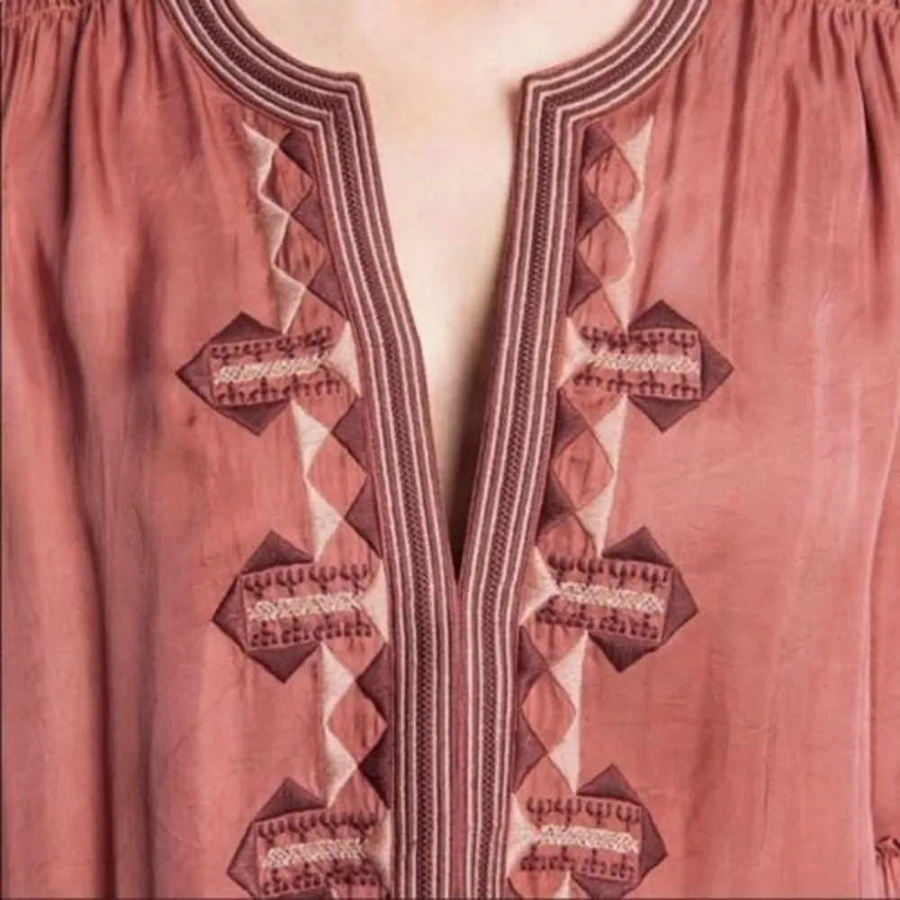 Frye  Odetta Embroidered Dress - Image 4