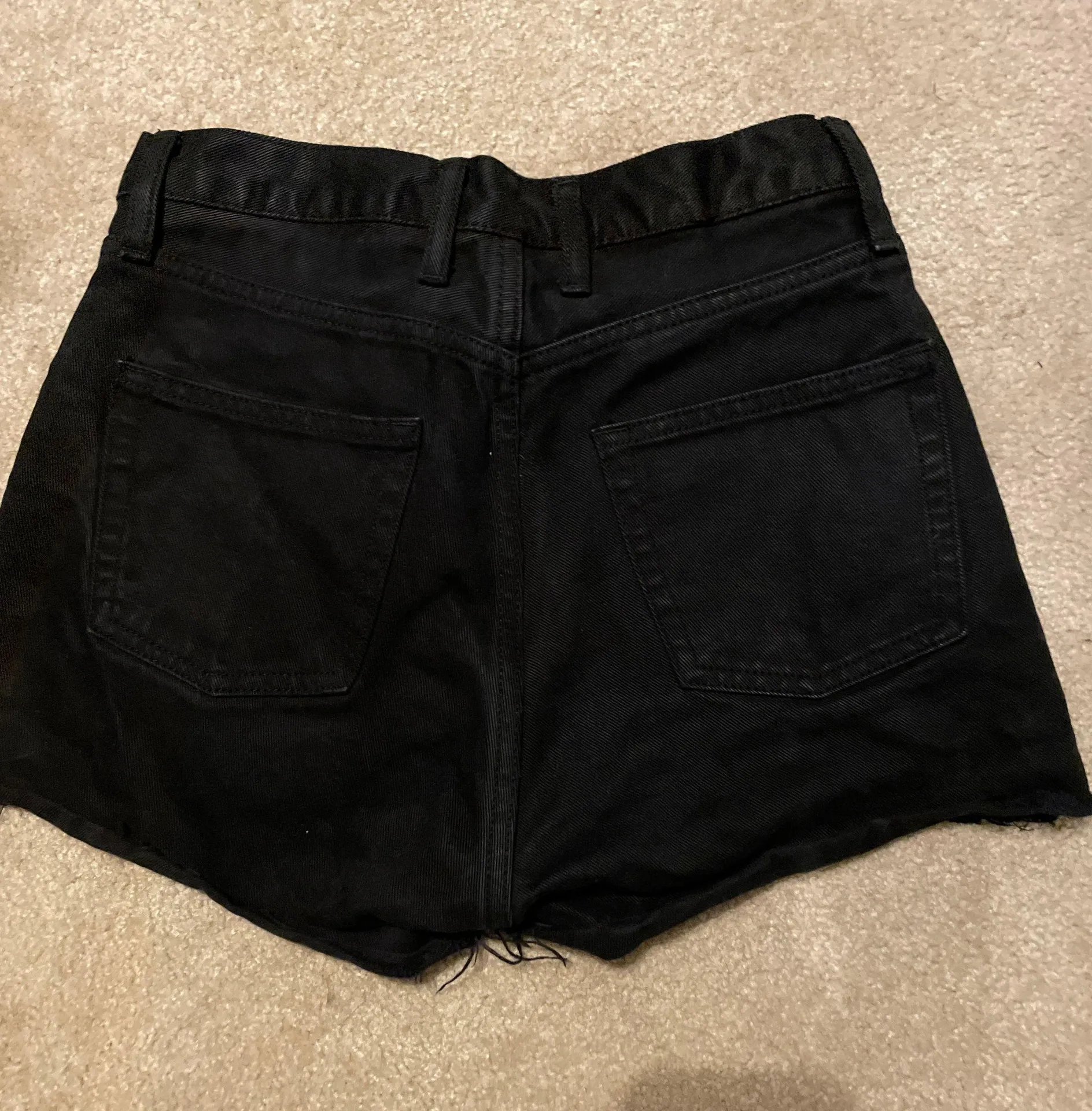 Brandy Melville Black Denim Shorts - Image 2