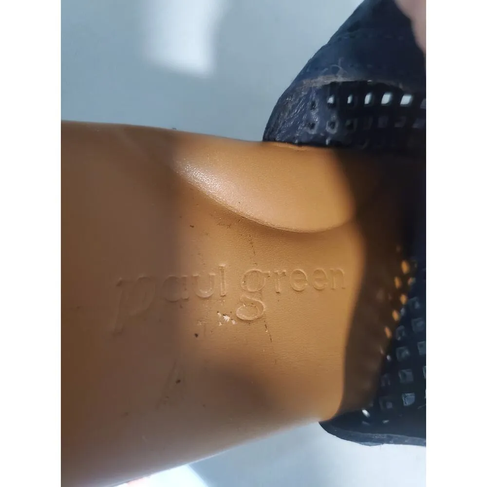 Paul Green Women's Navy Blue Cleo Wedge Sandal Super Soft. S41 - Image 4