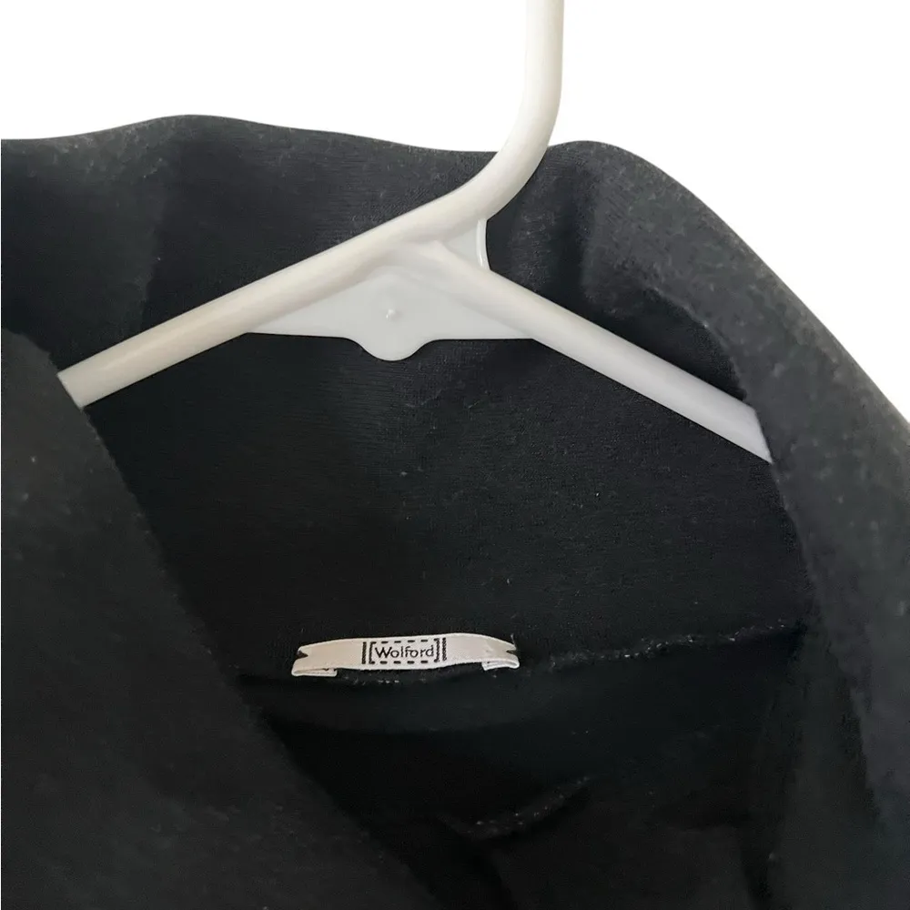 Wolford Black Collared Long Sleeve Bodysuit - Image 4