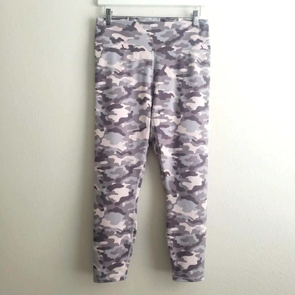 Fabletics Camo Yoga Waistband Athletic Leggings - Image 2