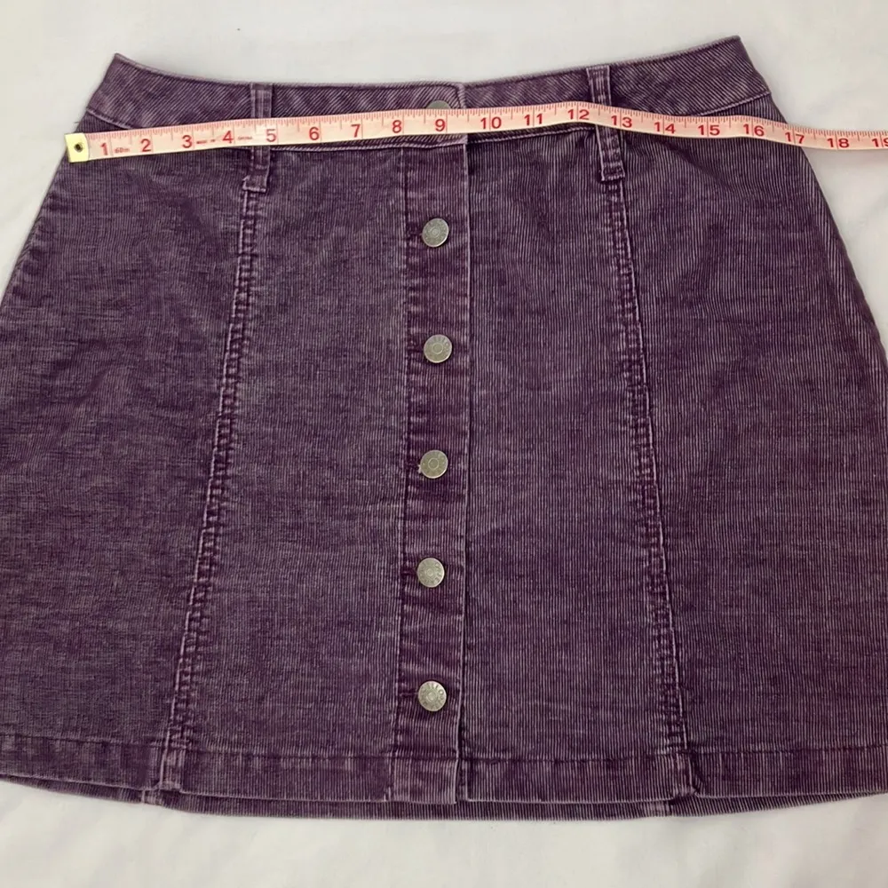 Cello Jeans purple corduroy mini skirt womans skirt large - Image 3