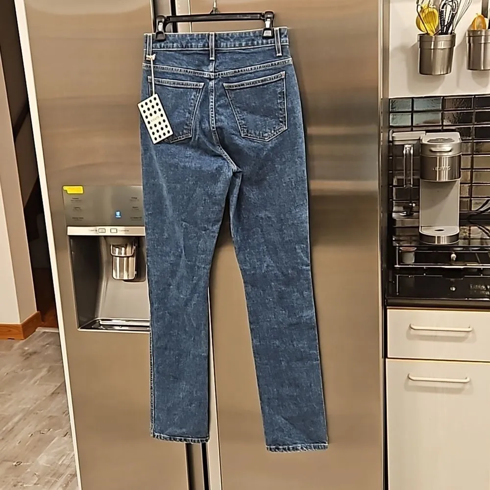 💕KHAITE💕 Daria High Rise Slim Fit Jeans Montgomery Stretch Medium Blue 29 NWT - Image 13