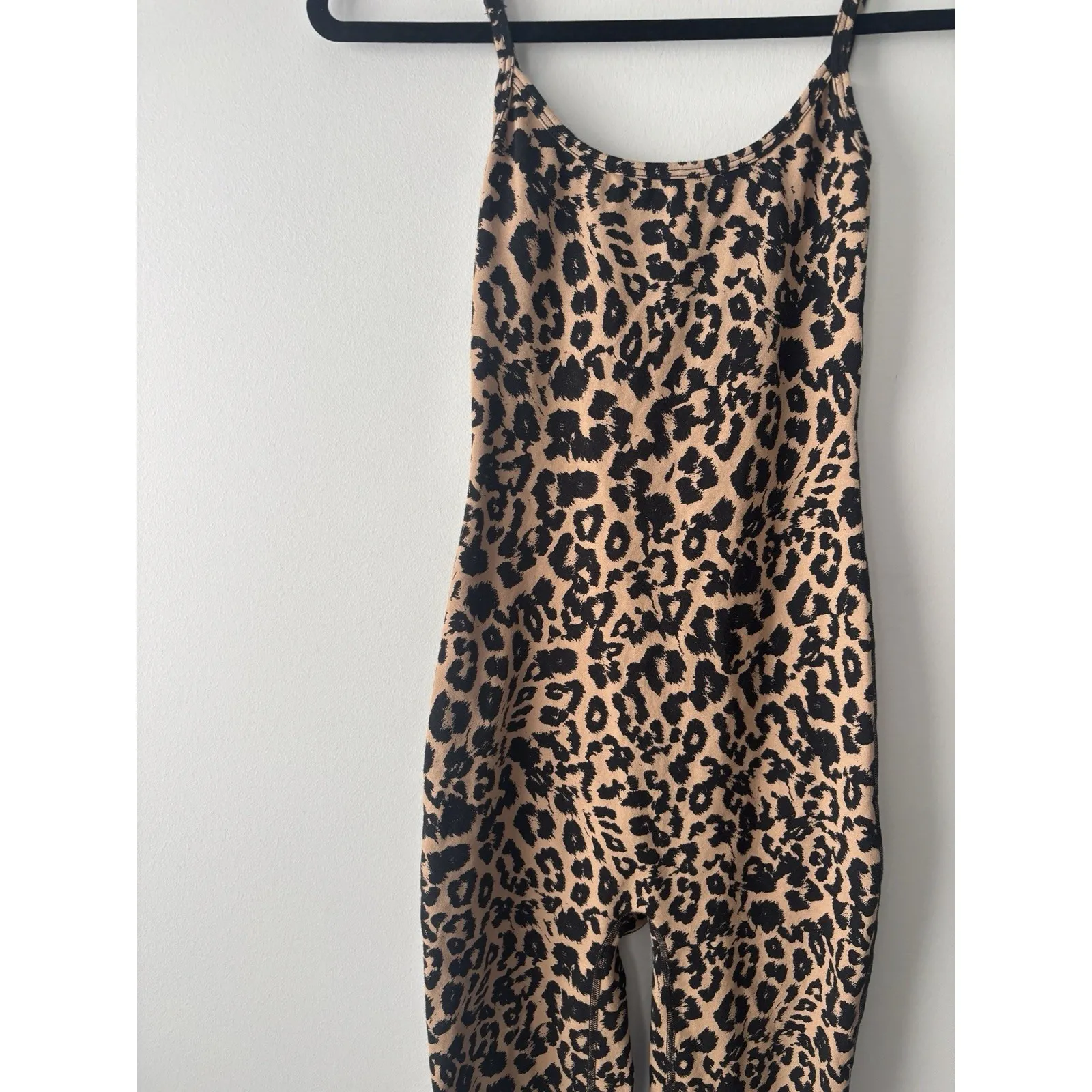 LNA x REVOLVE One Piece Brown Leopard Cheetah Active Wear Bodysuit Size Small - Image 4