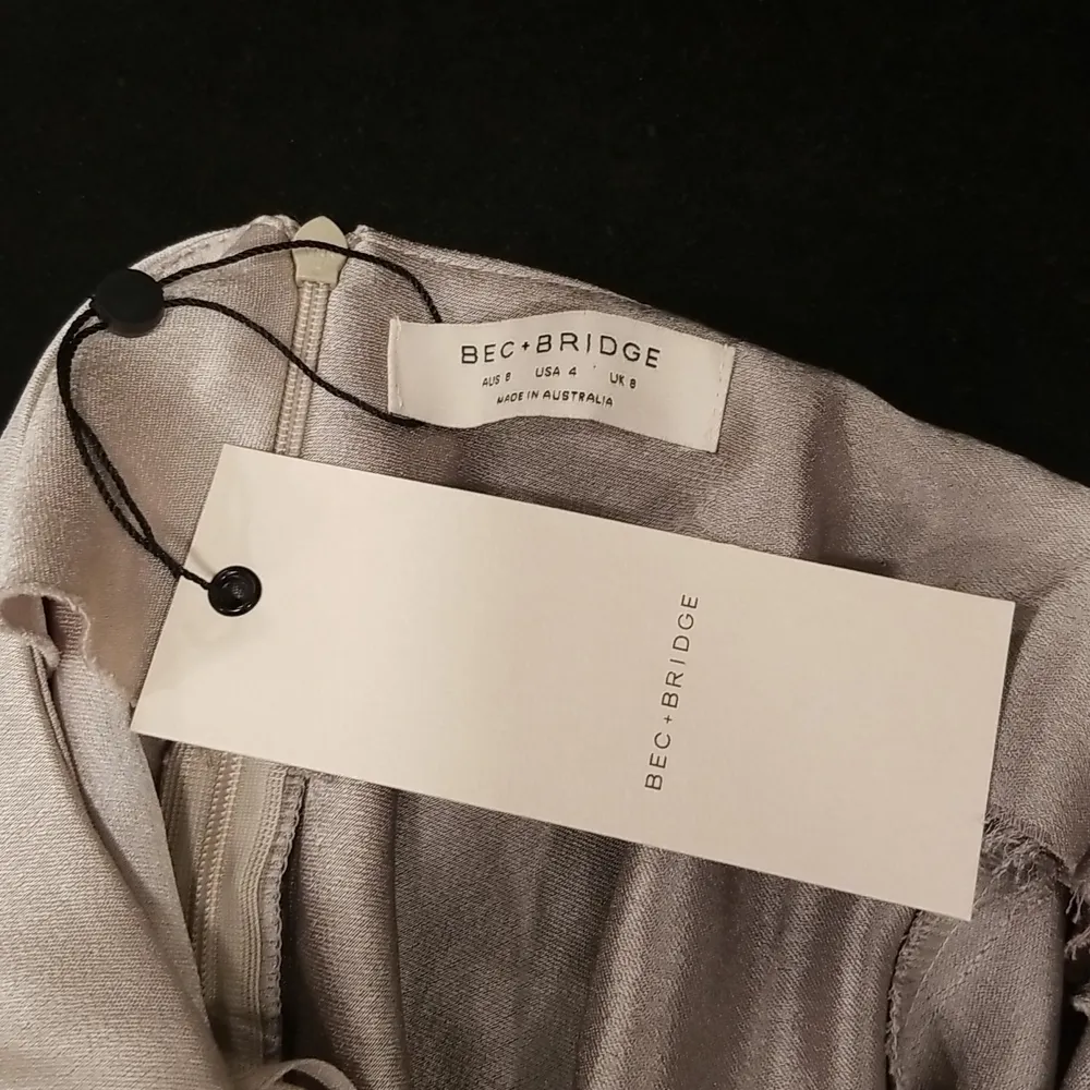 💕BEC + BRIDGE💕 Felix V Maxi Dress ~ Satin Cutout Stone Multi-Color US 4 NWT - Image 12