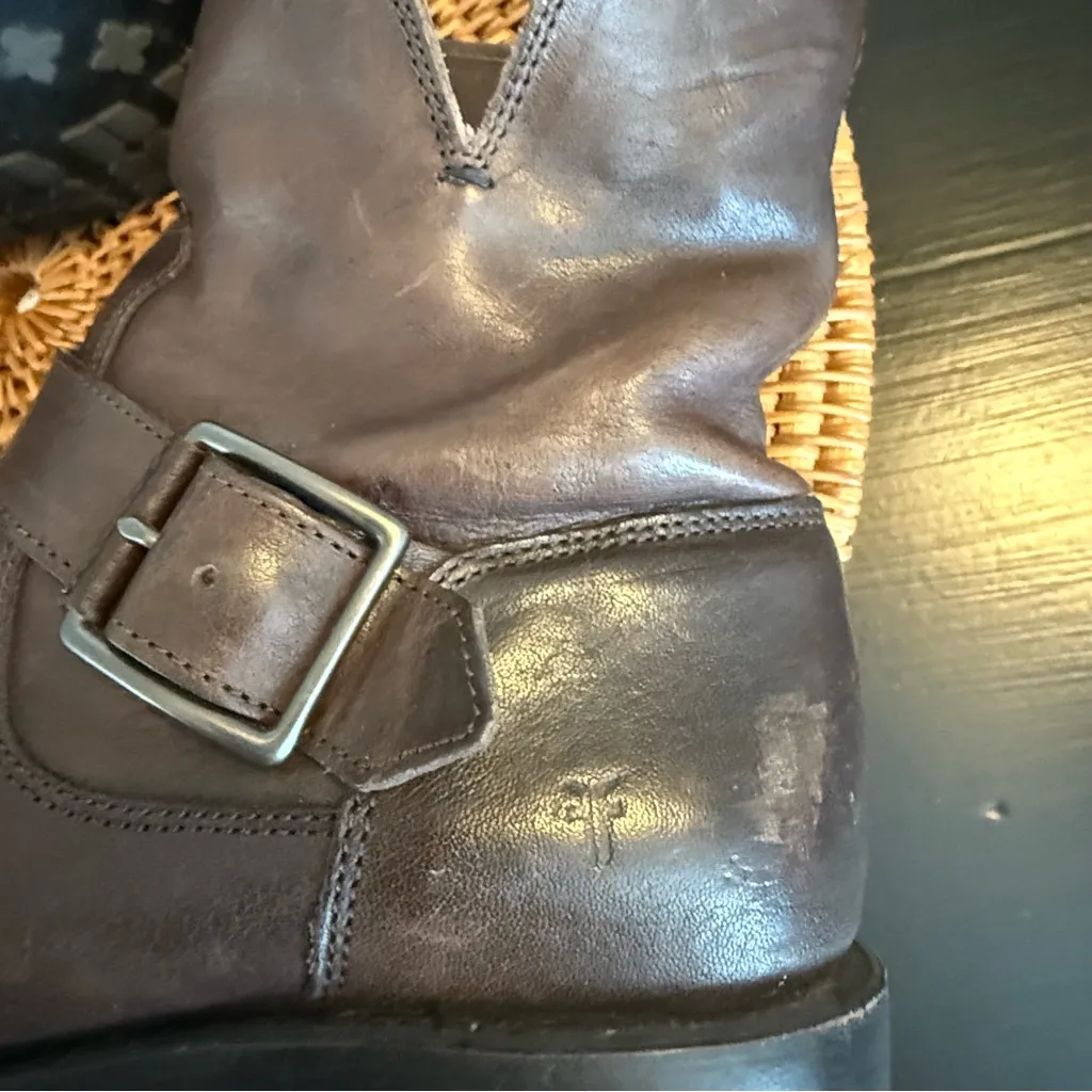 FRYE Women's Natalie Short Engineer Boot - Image 8