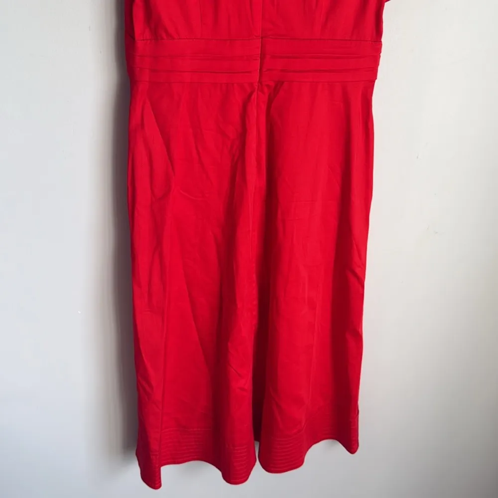 VERONICA BEARD Sada Dress In Red 6 - Image 11