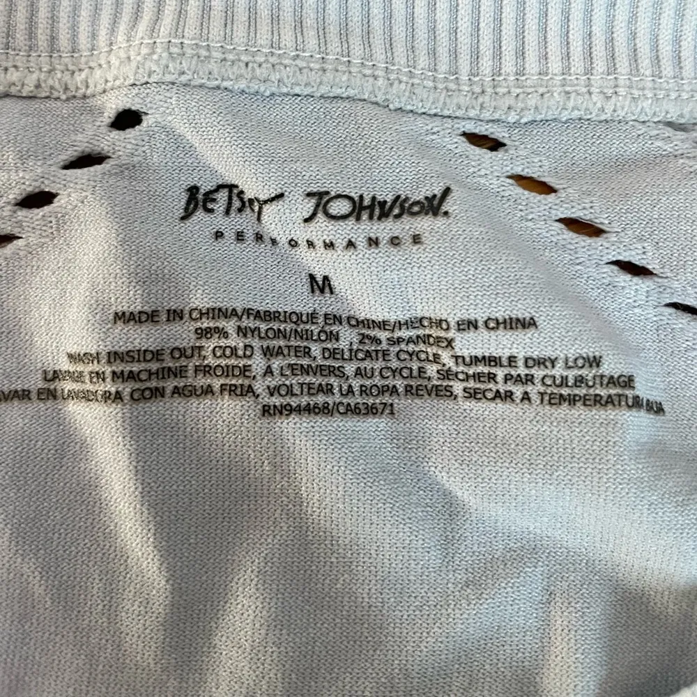 Betsey Johnson Grey Performance Tank m - Image 7