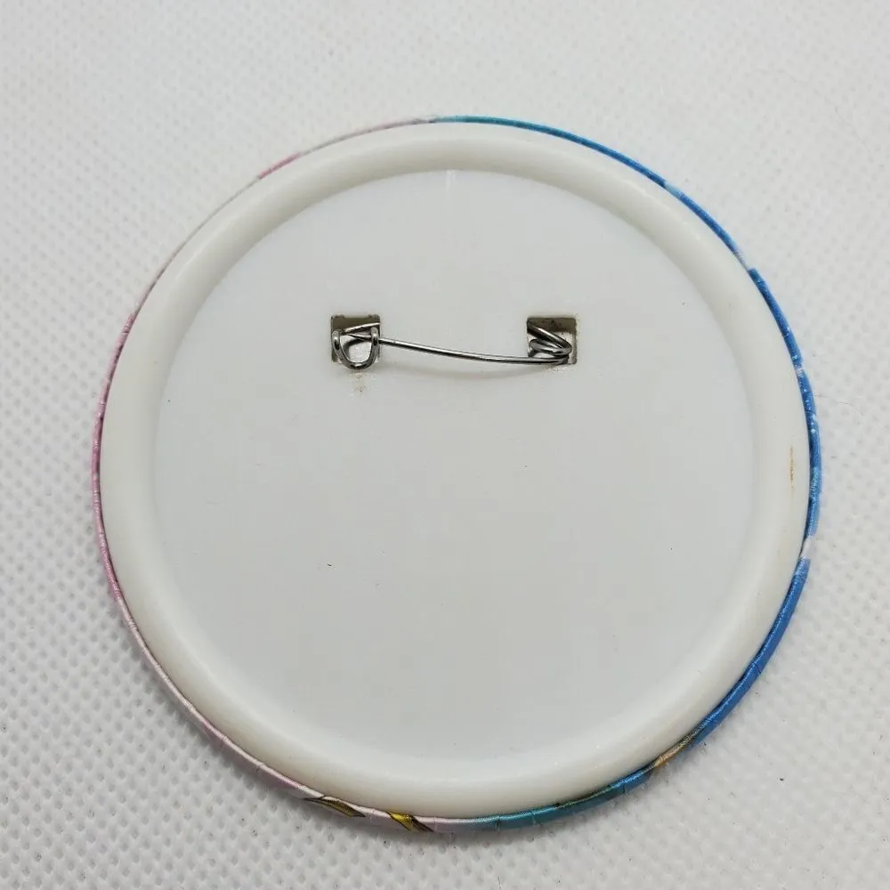 Sailor Moon Large Button Pin Yellow - Image 4