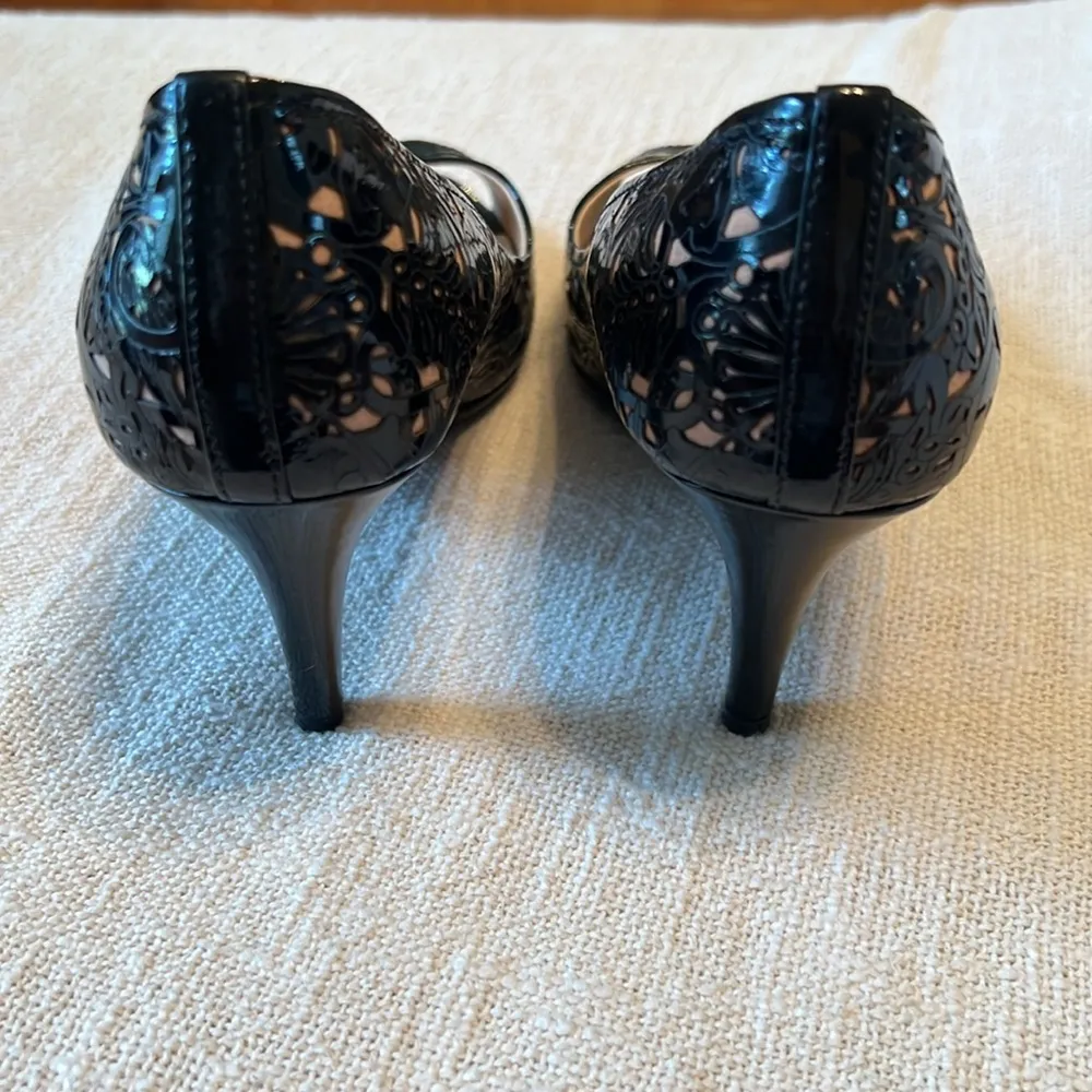 Prada  women's peep toe high heels - Image 5