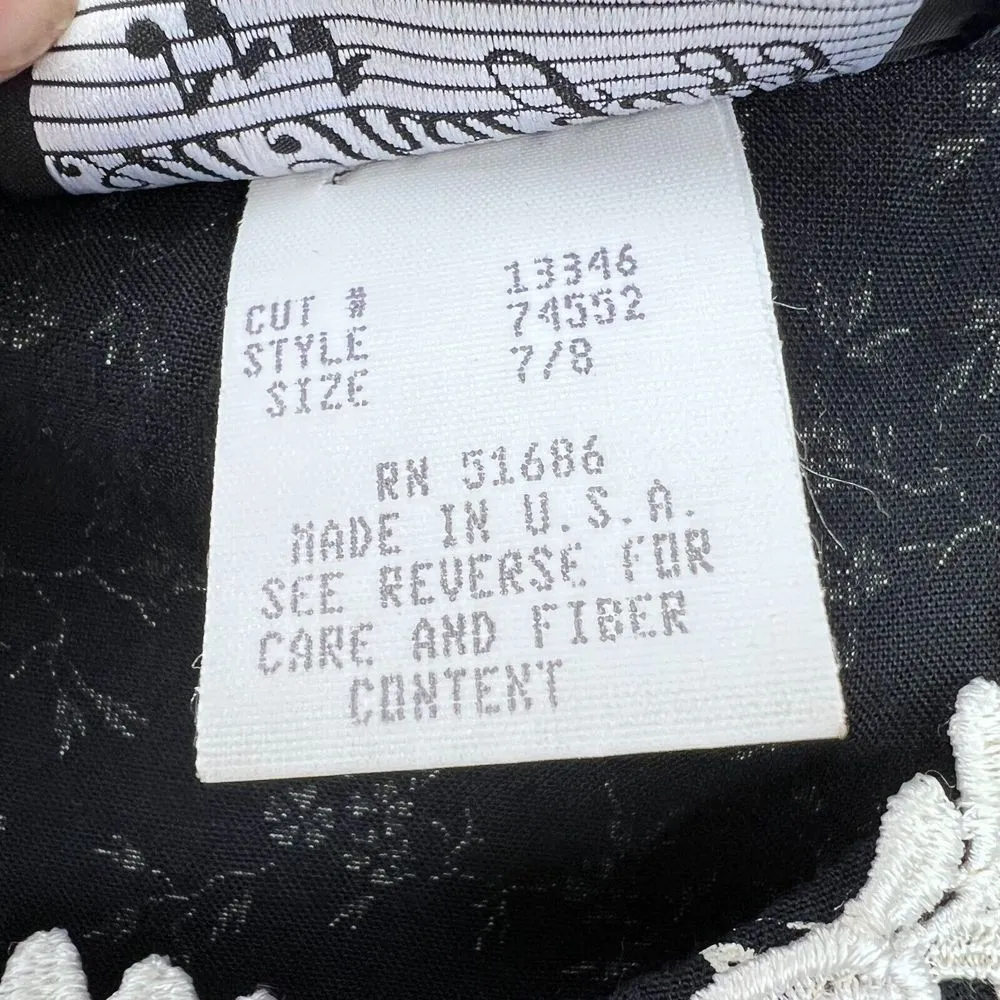 VTG‎ All That Jazz 90's Floral Maxi Dress W/ Shoulder Pads Women's Size 7/8 USA - Image 4