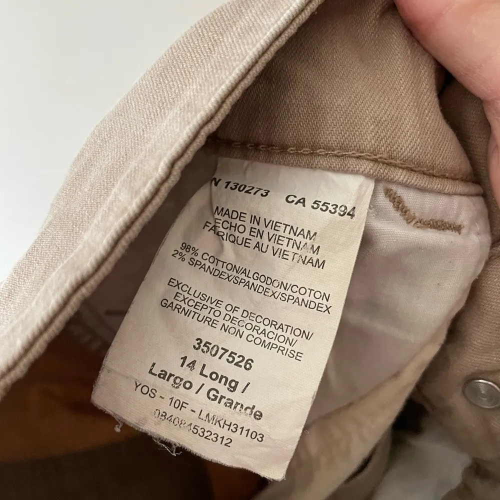 Lee Slender Secret Khaki Bootcut Jeans 14 Long - Image 6