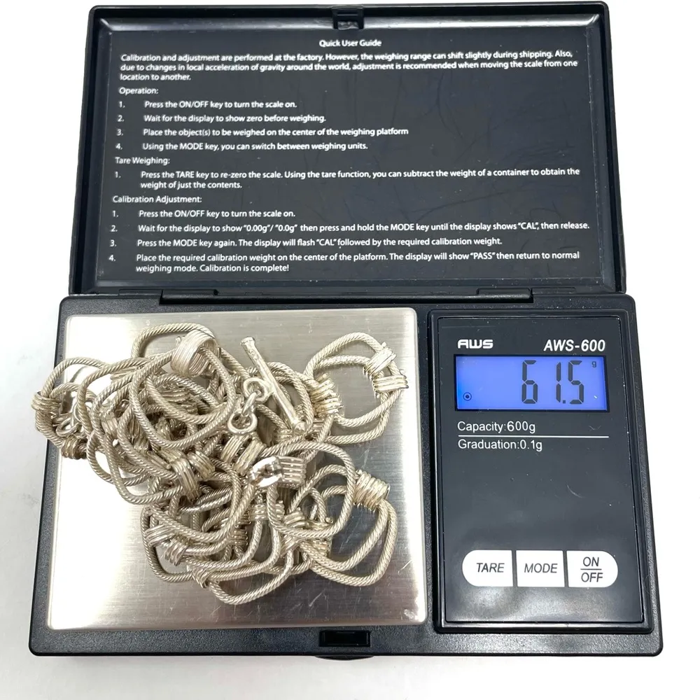 Sterling silver 3 piece set, made in Mexico, 61.5g - Image 11